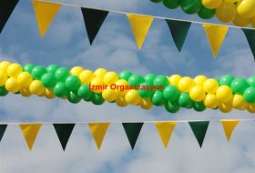 Kipa Balon ve Bayrak Süsleme - İzmir Organizasyon